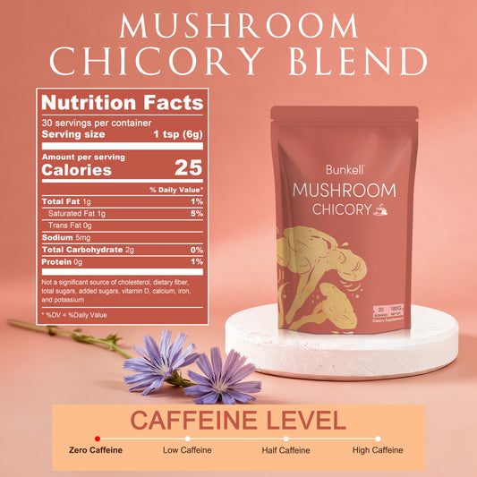 Bunkell Chicory Mushroom Blend | 30 Servings