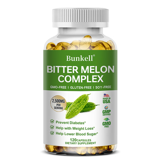 Bunkell® Bitter Melon Complex – 2,500mg Botanical Blend for Metabolic & Wellness Support | 30 / 60 / 120 Capsules