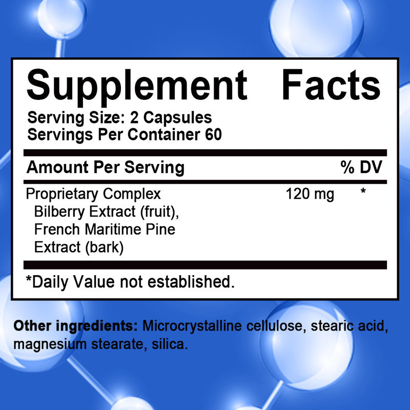 Bunkell® Eye Pressure & Retina Defense 120 mg – Vision & Retina Health Support | 30/60/120 Capsules