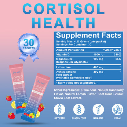 Bunkell Cortisol Support Blend | 30 Servings