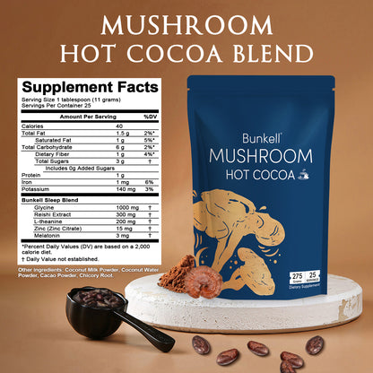 Bunkell Sleep Hot Cocoa Blend | 25 Servings