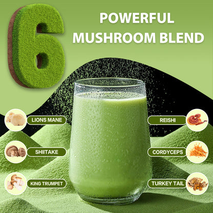 Bunkell Japanese Matcha Mushroom Blend | 30 Servings