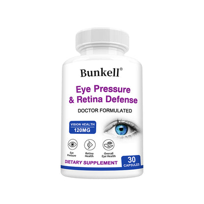 Bunkell® Eye Pressure & Retina Defense 120 mg – Vision & Retina Health Support | 30/60/120 Capsules