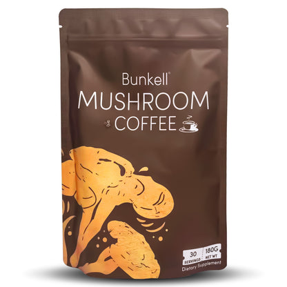 Bunkell 6 Mushroom Coffee Blend – Lion’s Mane & Reishi | 30 Servings