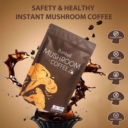 Bunkell 6 Mushroom Coffee Blend – Lion’s Mane & Reishi | 30 Servings