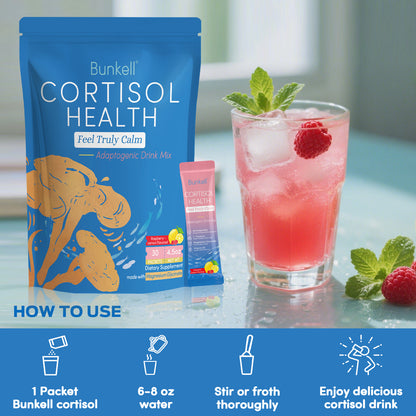Bunkell Cortisol Support Blend | 30 Servings