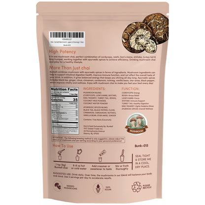Bunkell Chai Mushroom Blend | 20 Servings