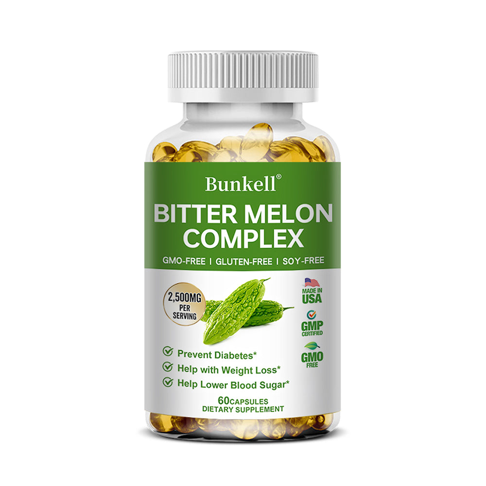 Bunkell® Bitter Melon Complex – 2,500mg Botanical Blend for Metabolic & Wellness Support | 30 / 60 / 120 Capsules