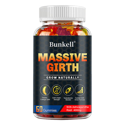 Bunkell Men's Growth & Performance Support | Natural Herbal Blend for Confidence & Stamina