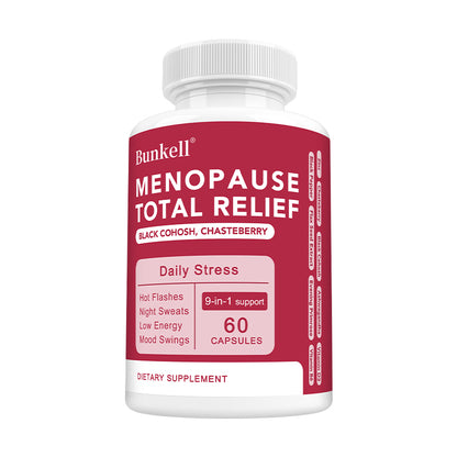 Bunkell® Menopause Total Relief – Black Cohosh & Chasteberry | 30/60/120 Capsules