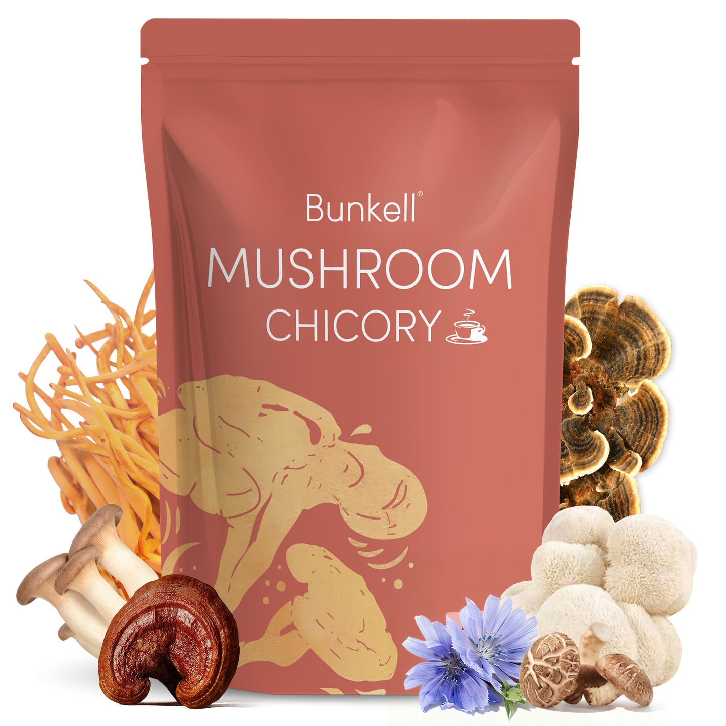 Bunkell Chicory Mushroom Blend | 30 Servings