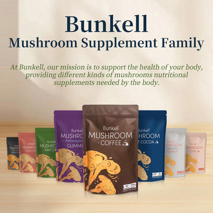 Bunkell Ashwagandha Mushroom Blend | 80 Servings