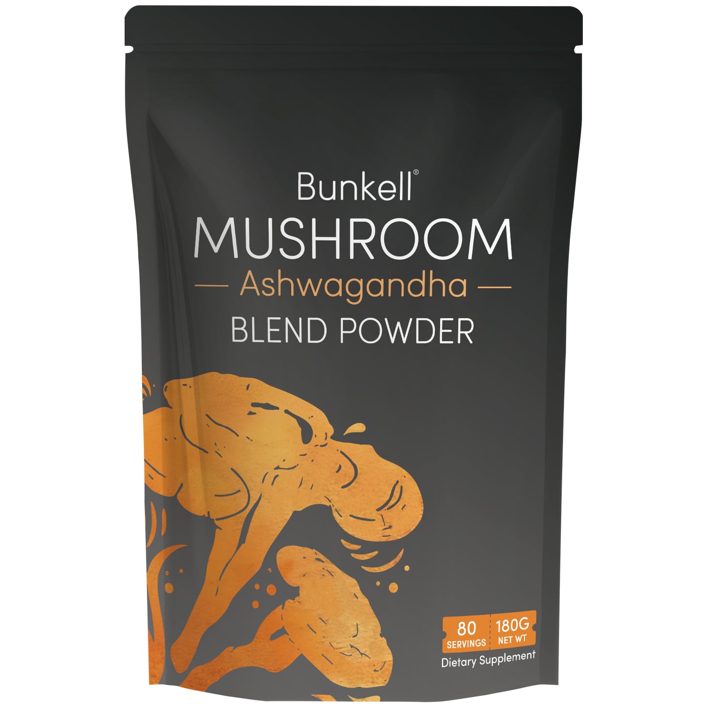 Bunkell Ashwagandha Mushroom Blend | 80 Servings