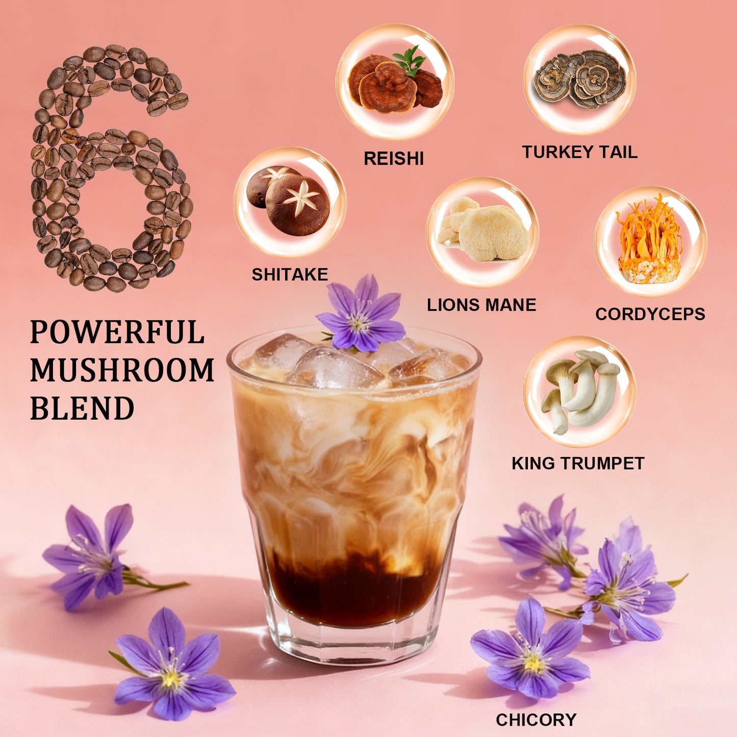 Bunkell Chicory Mushroom Blend | 30 Servings