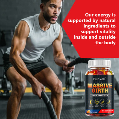 Bunkell Men's Growth & Performance Support | Natural Herbal Blend for Confidence & Stamina