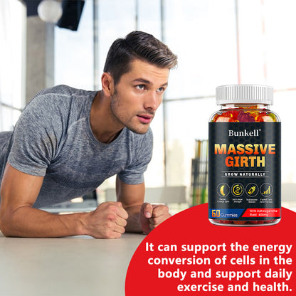 Bunkell Men's Growth & Performance Support | Natural Herbal Blend for Confidence & Stamina