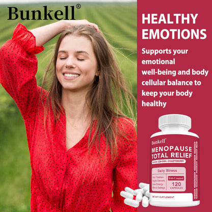 Bunkell® Menopause Total Relief – Black Cohosh & Chasteberry | 30/60/120 Capsules