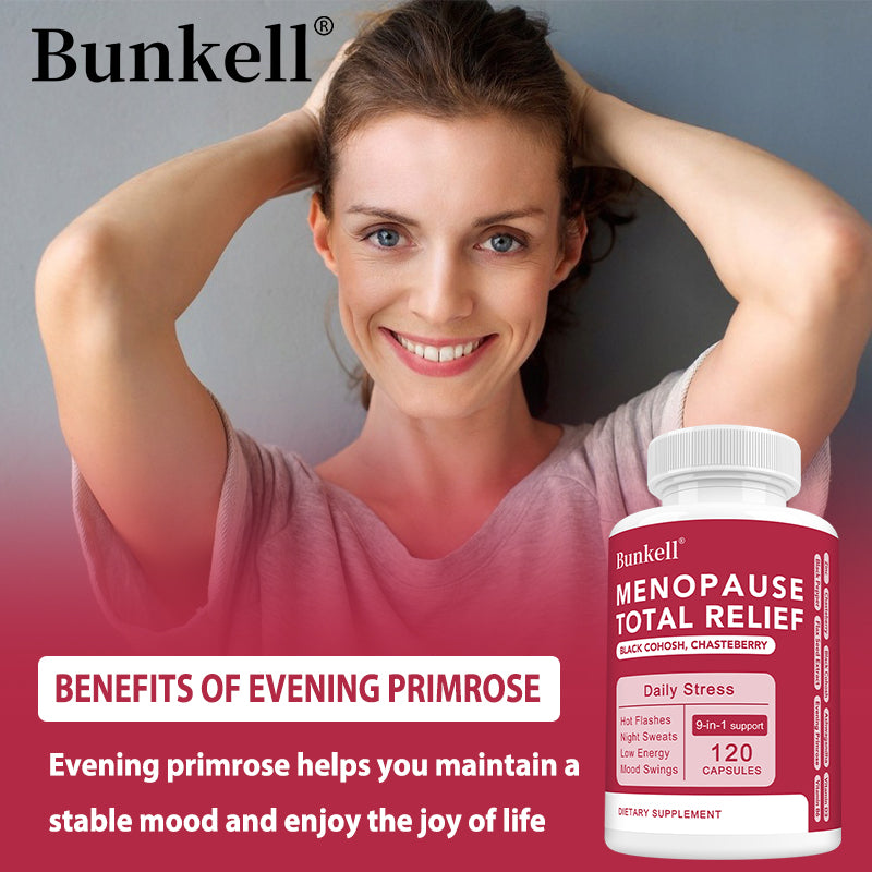 Bunkell® Menopause Total Relief – Black Cohosh & Chasteberry | 30/60/120 Capsules