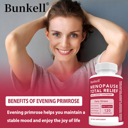 Bunkell® Menopause Total Relief – Black Cohosh & Chasteberry | 30/60/120 Capsules